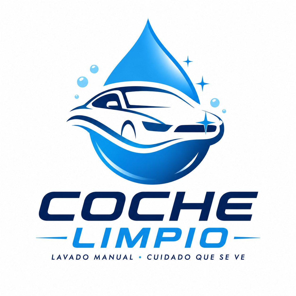 Logo moderno para empresa de lavado de coches | Coche Limpio