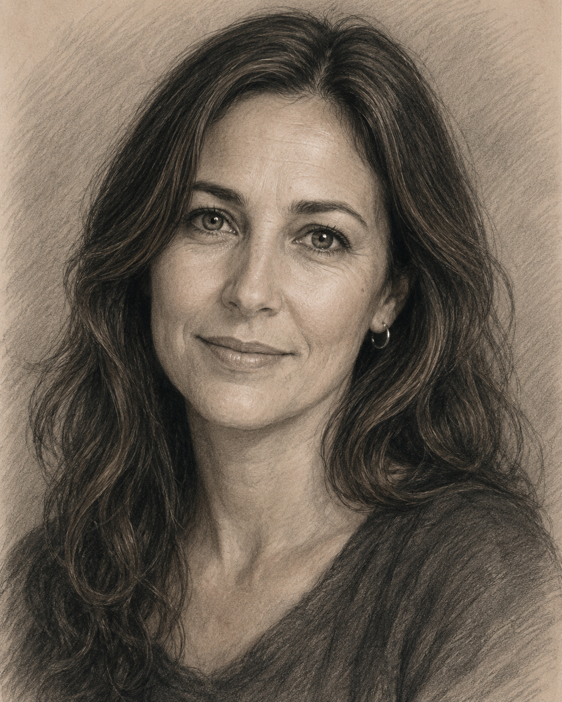 Retrato Realista de Mujer